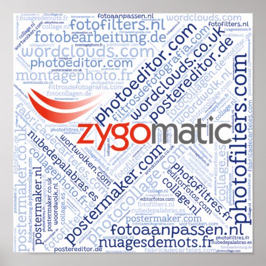 Poster 12"x12" (square) (Vorne)