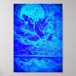 Poster-12x18 Ghost-Schiff im Himmel Poster