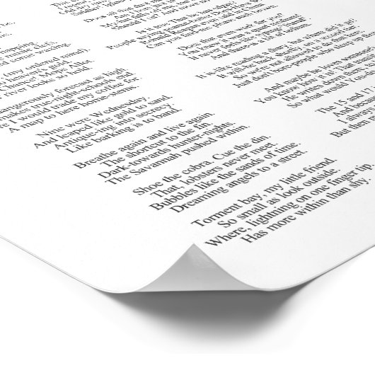 Poster 13 Traumkunst (Ecke)