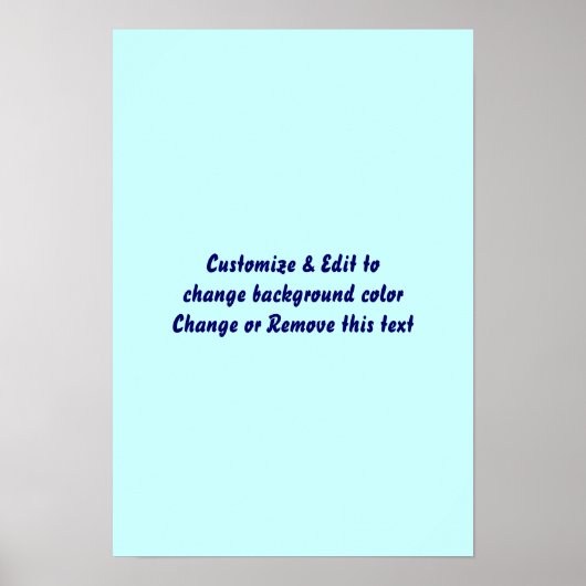 Poster 13" X 19" Leere Bild und Text hinzufügen (Vorne)