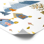 Poster (15,2 x 15,2cm) - Autumn (Ecke)