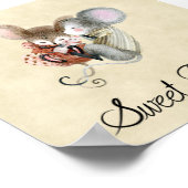 Poster (15,2 x 15,2cm) - Cute Little Mice (Ecke)