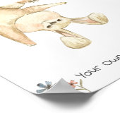 Poster (15,2 x 15,2cm) - Cute Rabbit (Ecke)