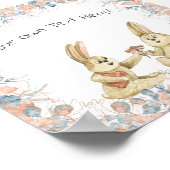 Poster (15,2 x 15,2cm) - Two Rabbits (Ecke)