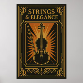 Poster 15, Streiches & Elegance, Vintag