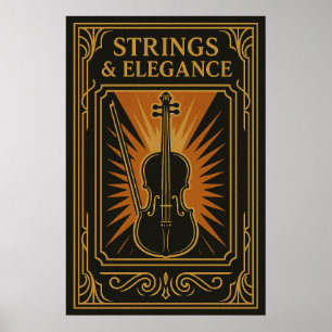 Poster 15, Streiches & Elegance, Vintag