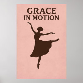 Poster 16, Grace in Motion, Vintag