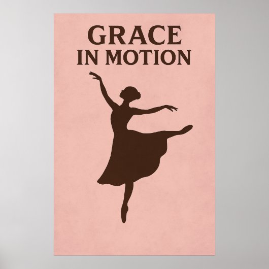 Poster 16, Grace in Motion, Vintag (Vorne)