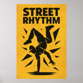 Poster 17, Street Rhythm, Vintag