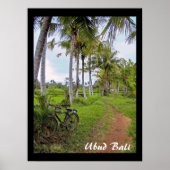 Poster (18" x 24") Ubud Bike Bali (Vorne)