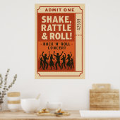 Poster 1, Shake, Rattle and Roll, (Küche)
