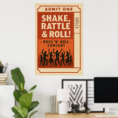 Poster 1, Shake, Rattle and Roll, (Heimbüro)