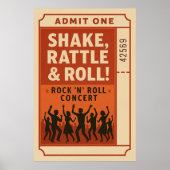 Poster 1, Shake, Rattle and Roll, (Vorne)
