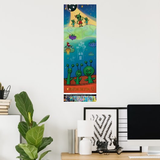 Poster 2025 - Alien Konzert (Heimbüro)