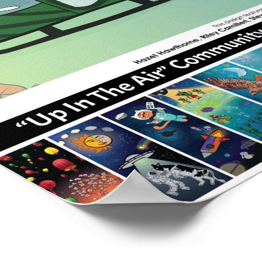 Poster 2025 - Geschrieben im Himmel (Ecke)