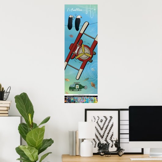 Poster 2025 - Geschrieben im Himmel (Heimbüro)