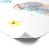 Poster 21.6x27.9cm - Little Elephant With Balloon (Ecke)