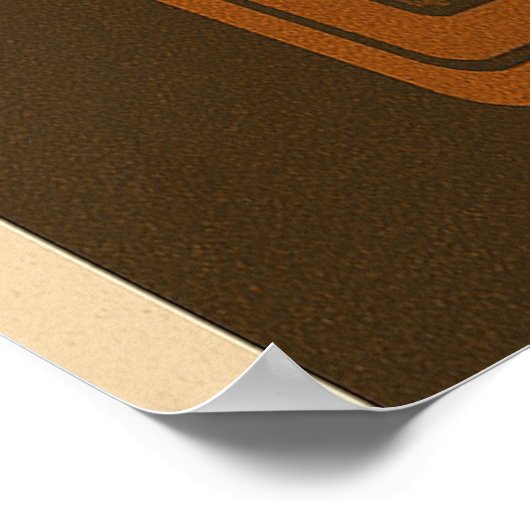 Poster 24, Tonrollen, Vintag (Ecke)