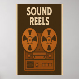 Poster 24, Tonrollen, Vintag