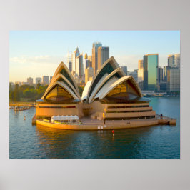 Poster (24"x18") Sydney Opera House Australien