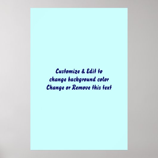 Poster 24" X 35" Leere Bild und Text hinzufügen (Vorne)