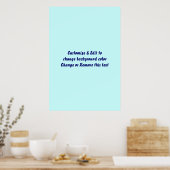Poster 24" X 35" Leere Bild und Text hinzufügen (Küche)
