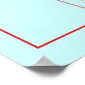 Poster 24" x 36" Hintergrund für 23" x 35" Bild (Ecke)