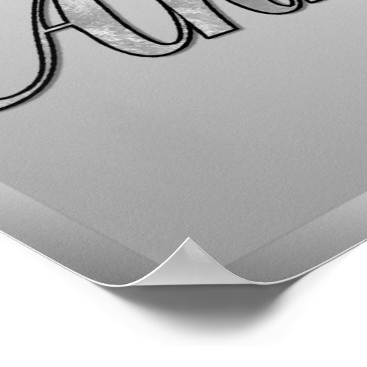 Poster - 25. Jahrestag - Silber (Ecke)