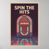 Poster 25, Spin the Hits, Vintag (Vorne)