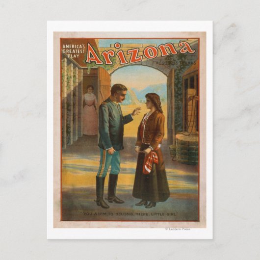 Poster #2 von Arizona "America's Bestste Play" Postkarte (Vorderseite)
