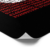 Poster 3500 Pi (Ecke)