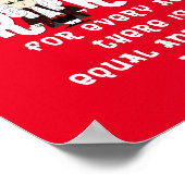 Poster. 3. Gesetz von Karma & Newton (dunkle Hinte Poster (Ecke)