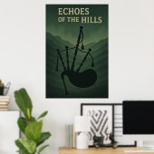 Poster 43, Echoes of the Hills, Vintage Kunst (Heimbüro)