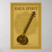 Poster 44, Raga Spirit, Vintage Kunst (Vorne)