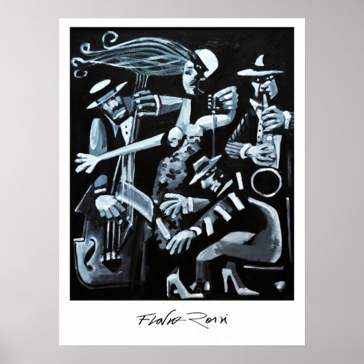Poster 45,72x60,96cm: Jazz von Flavio Rossi (Vorne)