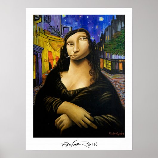 Poster 45,72x60,96cm : Monalivre von Flavio Rossi (Vorne)