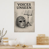Poster 47, Voices Unseen, Vintag Art (Küche)