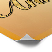 Poster - 50. Jahrestag - Gold (Ecke)