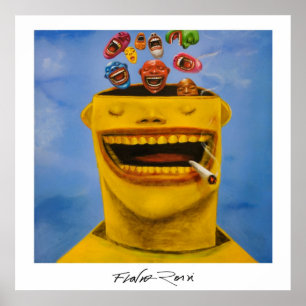 Poster 60,96x60,96cm: Felicidade von Flavio Rossi