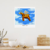 Poster 60,96x60,96cm: Para o Além von Flavio Rossi (Küche)