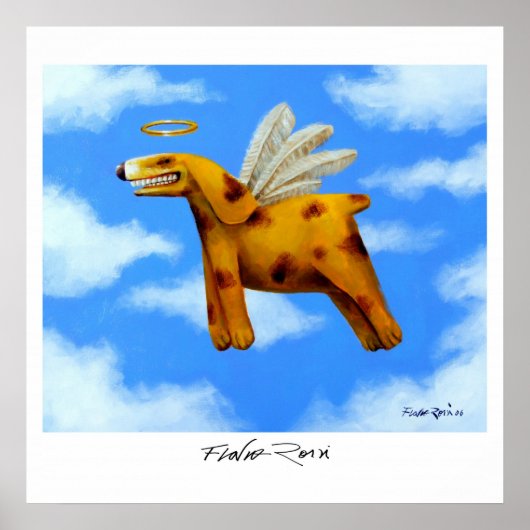 Poster 60,96x60,96cm: Para o Além von Flavio Rossi (Vorne)