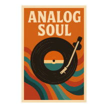 Poster 6, Analoges Soul, Vintag