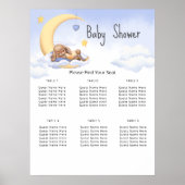 Poster 6 Table Baby Shower (Vorne)
