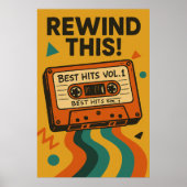 Poster 7, Rewind Dies, Vintag! (Vorne)