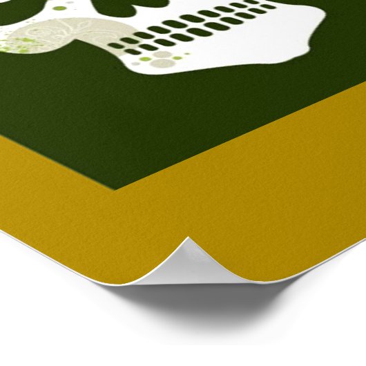 Poster - 8 Schädel (Ecke)