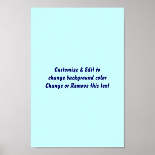 Poster 8" X 12" Blank add your image and text