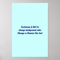 Poster 8" X 12" Leere Bild und Text hinzufügen