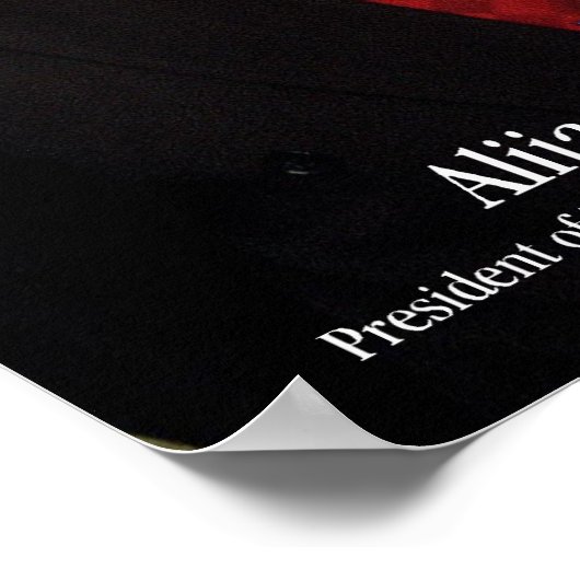 Poster A3 - Alija Izetbegovic (Ecke)