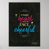 Poster "A Happy Heart" (Vorne)