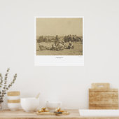 Poster "A Mumblety Peg Game" (Küche)